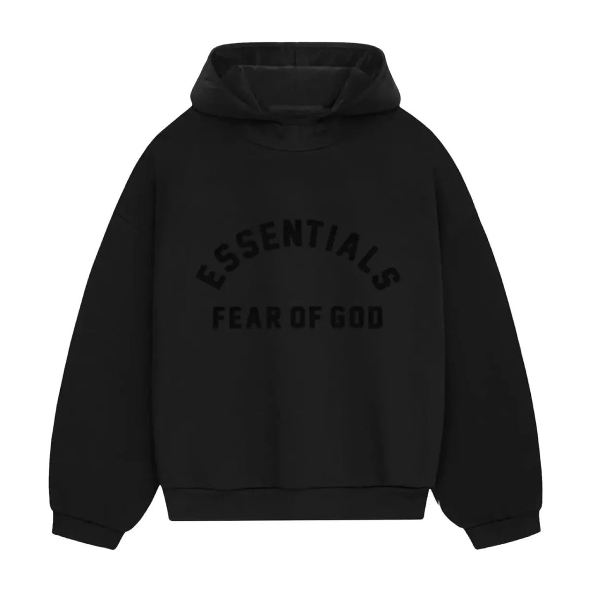 Fear of God Essentials Nylon Fleece Hoodie Jet Black
