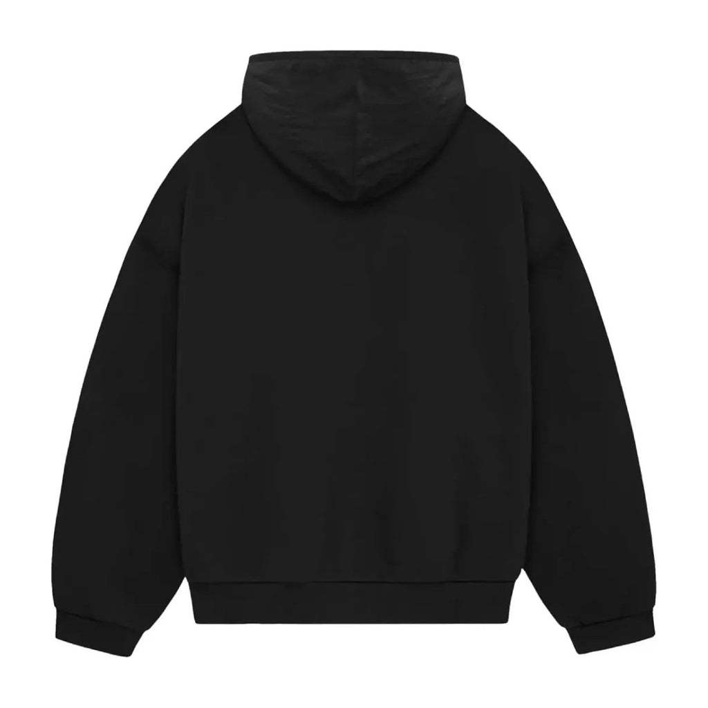 Fear of God Essentials Nylon Fleece Hoodie Jet Black