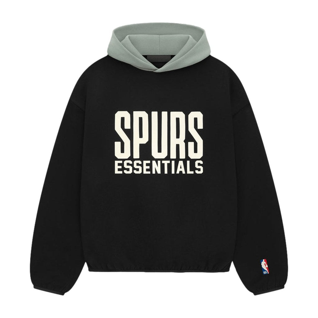 Fear of God Essentials x NBA Spurs Hoodie Black Teal