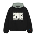 Fear of God Essentials x NBA Spurs Hoodie Black Teal