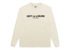 Gallery Dept. French Logo Lux L/S Tee Heather Oatmeal
