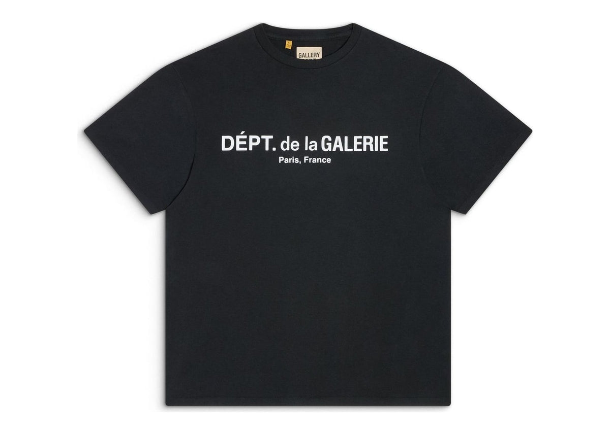 Gallery Dept. French Logo Lux Tee Washed Black