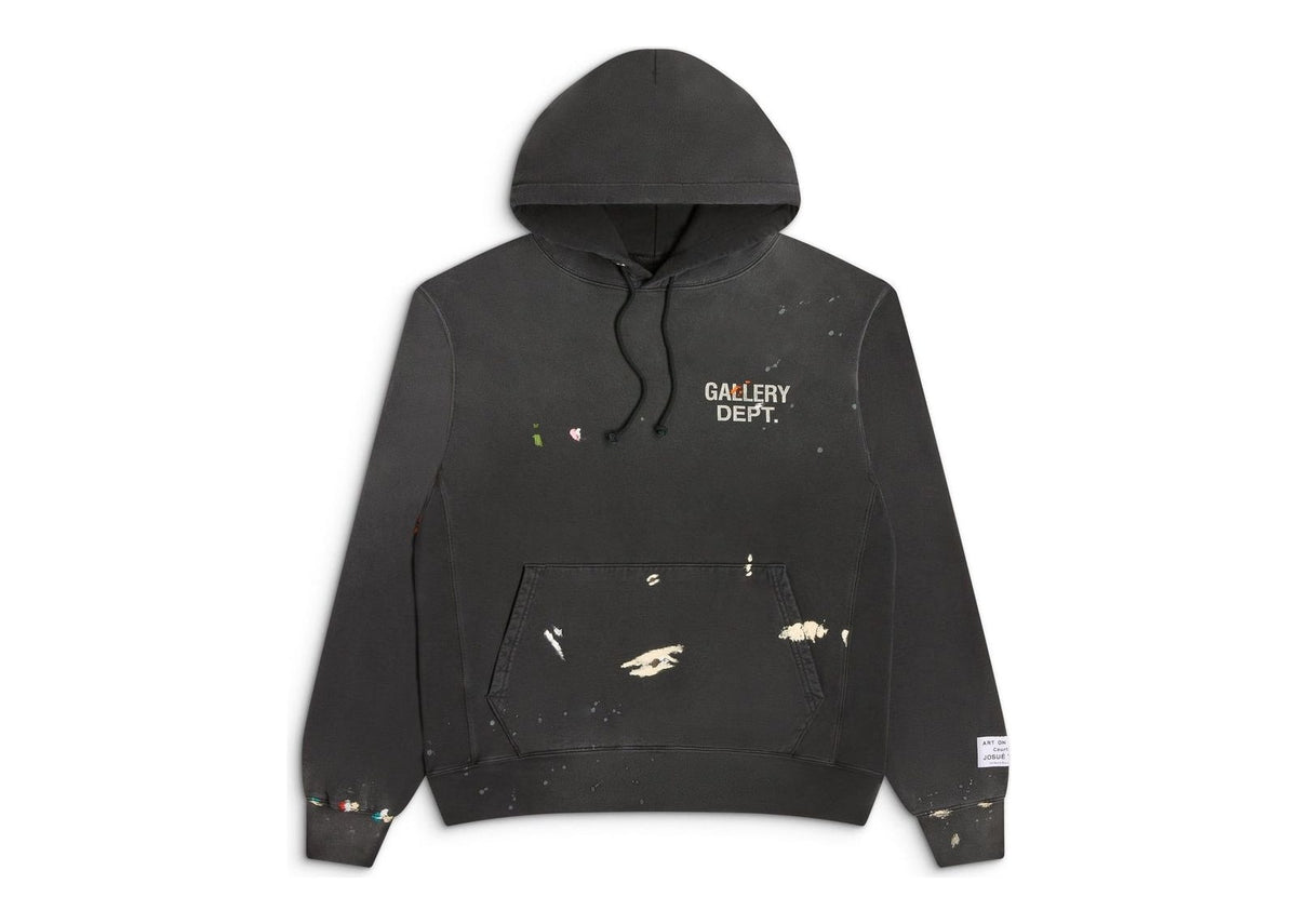 Gallery Dept. GD Paint Logo Hoodie Vintage Black