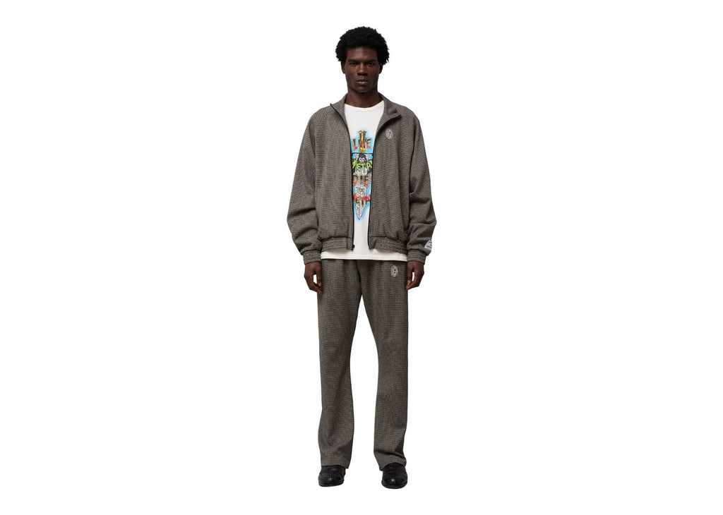 Gallery Dept. Logan Track Pant Olive Micro Plaid