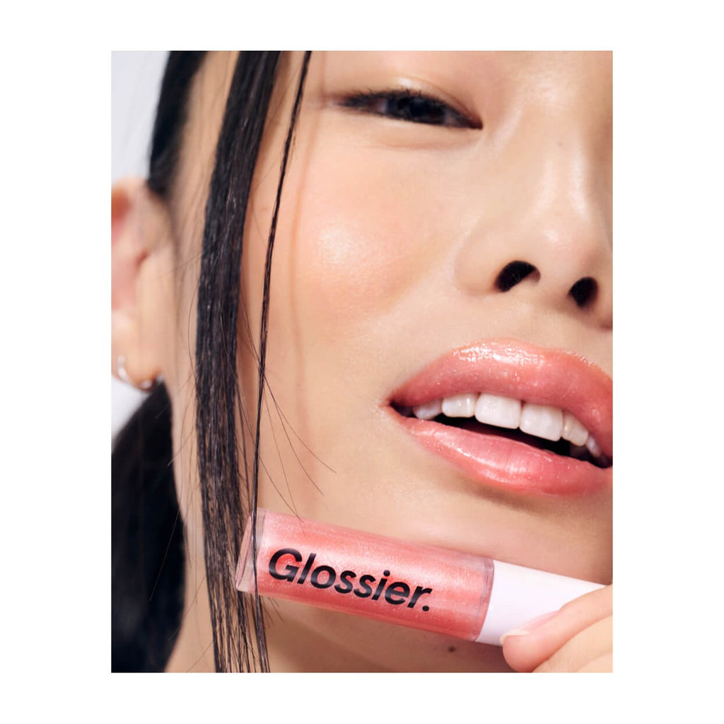 Glossier Lip Gloss Glassy Plush Shine Pink
