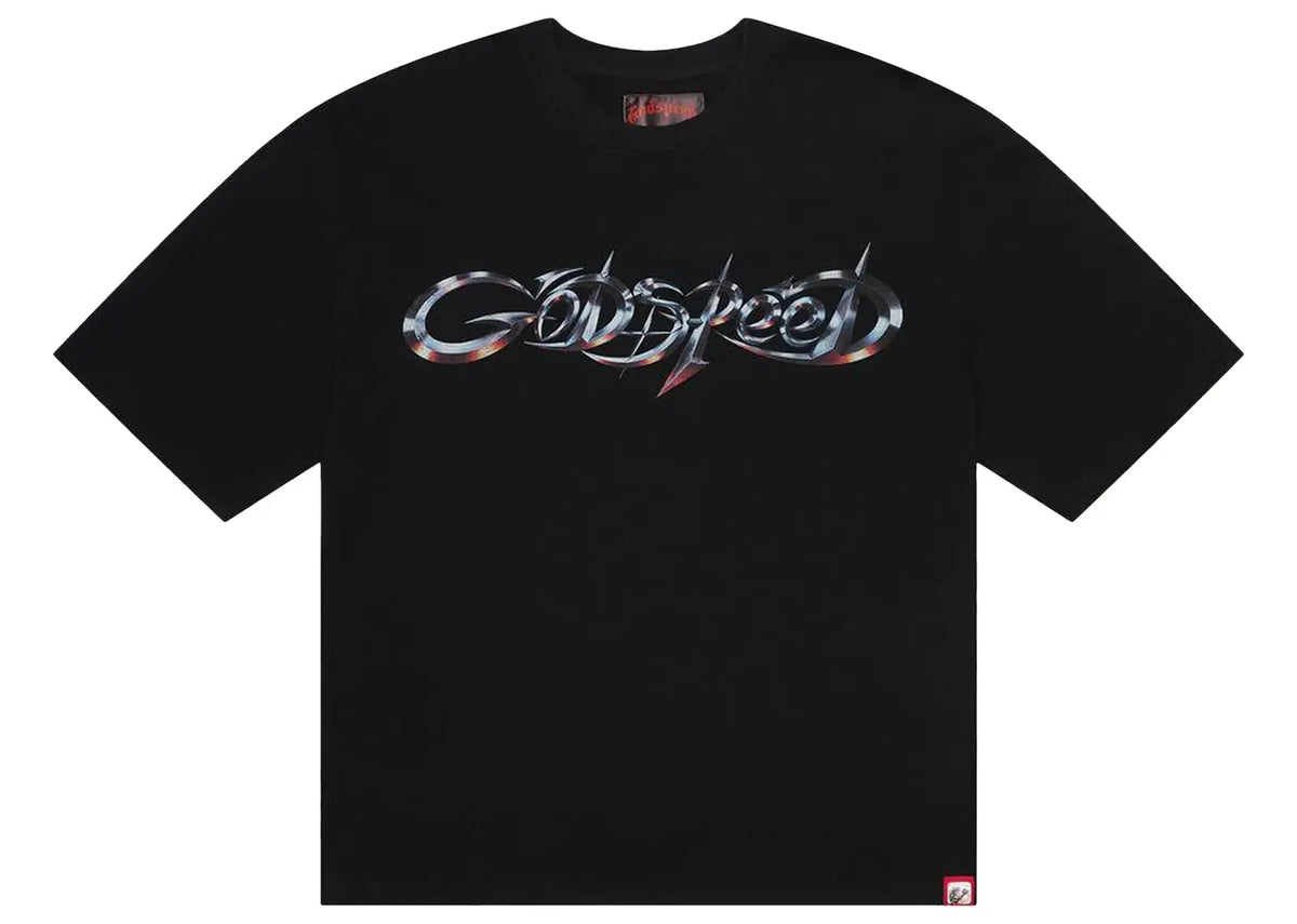 Godspeed New Age Logo T-Shirt Black Wash