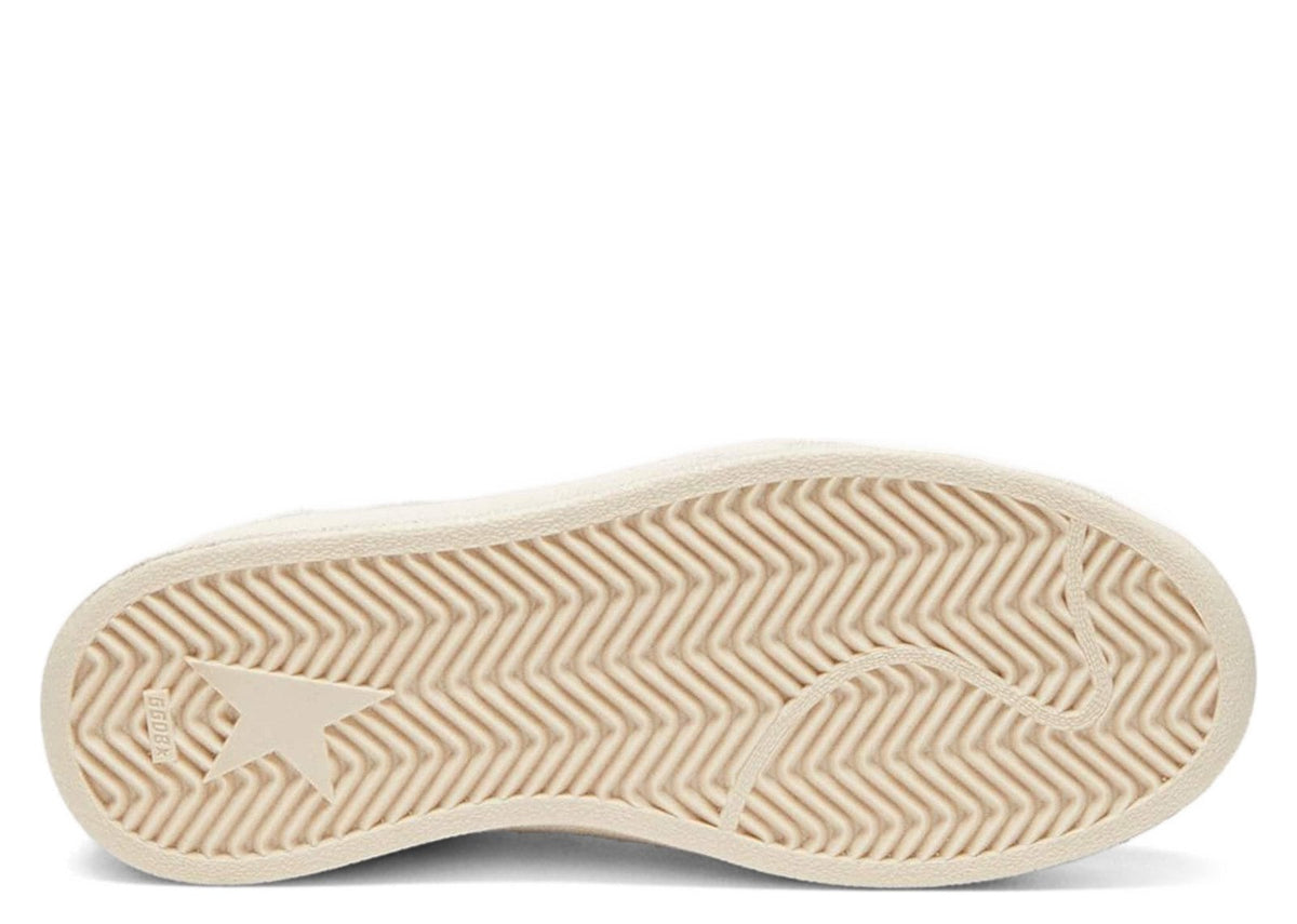 Golden Goose Ball-Star Light Gray Suede Star Glitter Inserts (W)