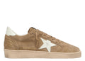 Golden Goose Ball-Star Tobacco Suede White Star