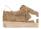 Golden Goose Ball-Star Tobacco Suede White Star
