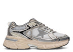 Golden Goose Lightstar Gray Silver Mesh Black Trim Gray Star (W)
