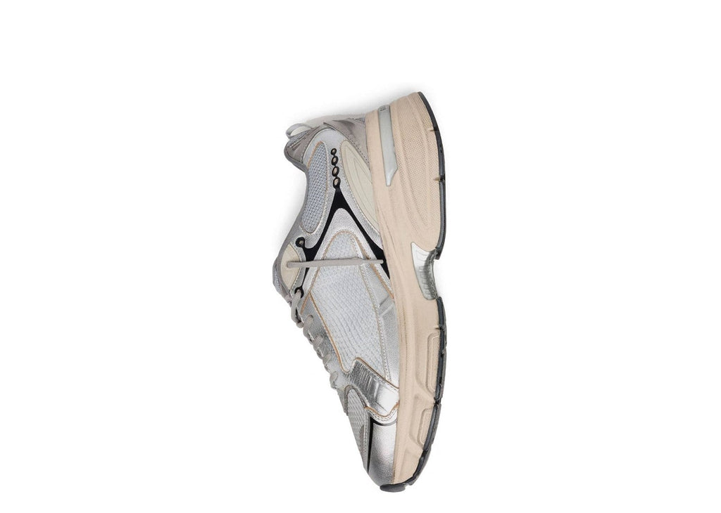 Golden Goose Lightstar Gray Silver Mesh Black Trim Gray Star (W)