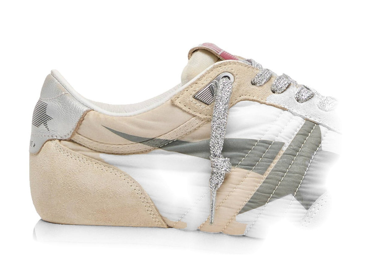 Golden Goose Marathon Beige Gray Star