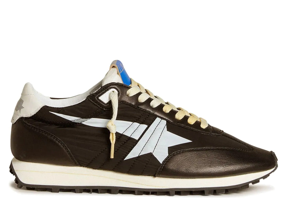 Golden Goose Marathon Black Nylon Upper White Star (W)