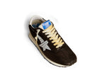 Golden Goose Marathon Black Nylon Upper White Star
