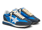 Golden Goose Marathon Blue Nylon White Star