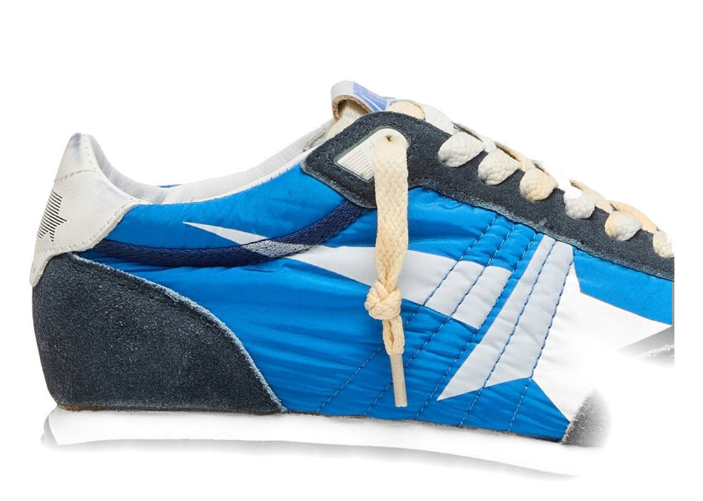 Golden Goose Marathon Blue Nylon White Star