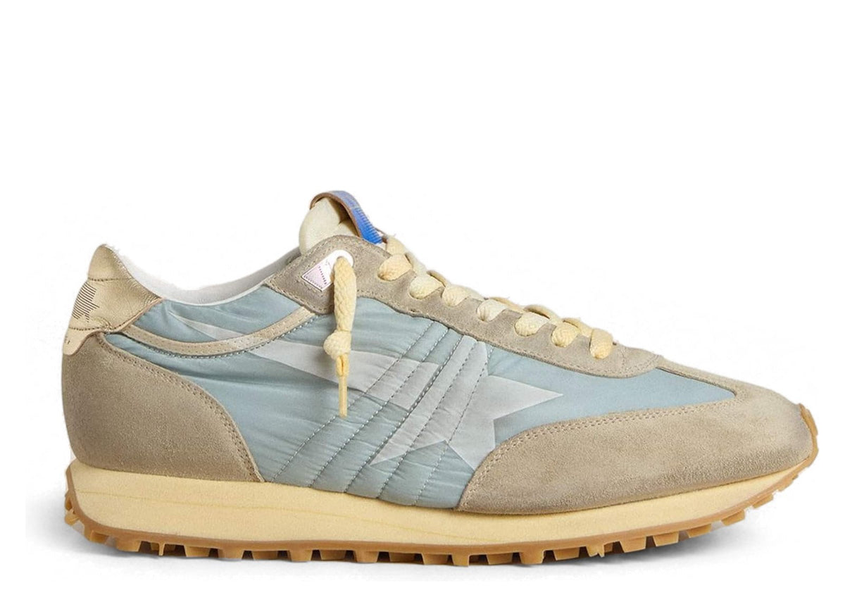 Golden Goose Marathon Light Blue Nylon Pastel Blue Star (W)