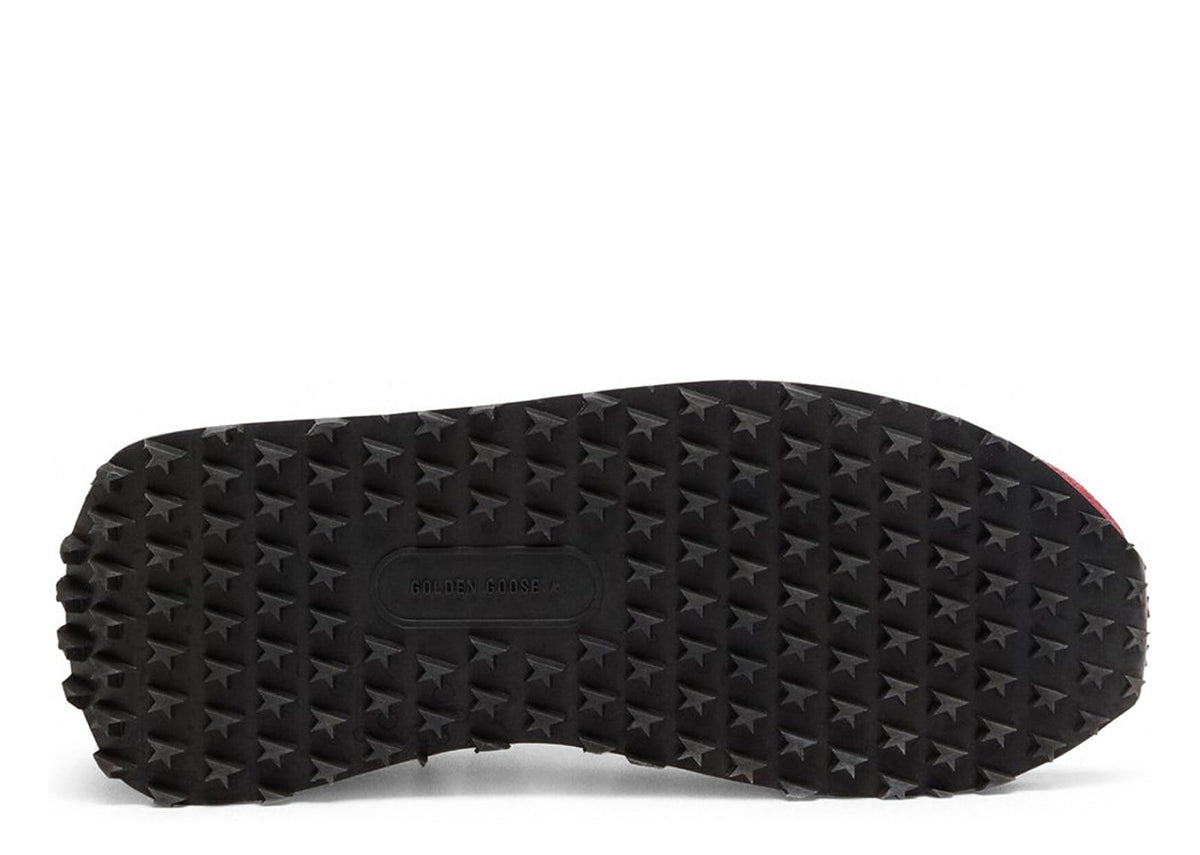 Golden Goose Marathon Red Nylon Silver Star