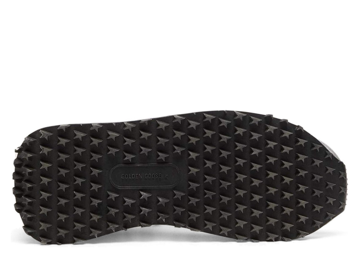 Golden Goose Marathon Silver Ripstop Nylon Gold Star (W)