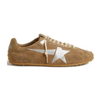 Golden Goose Marathon Speed Tobacco Suede Silver Star (W)
