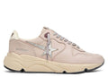 Golden Goose Running Sole Powder-Pink Leather Silver Star (W)