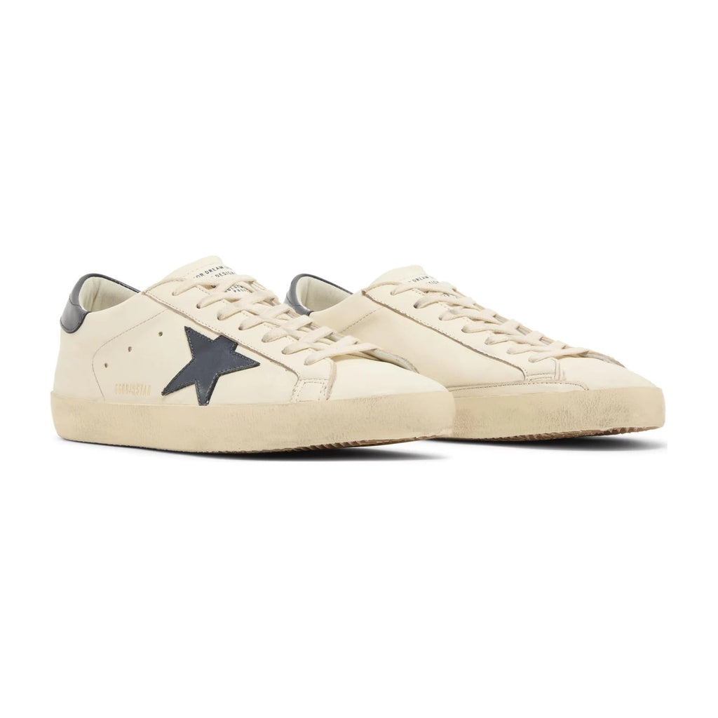 Golden Goose Super-Star Beige Night Blue
