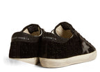 Golden Goose Super-Star Black Pattern Gray Star (W)