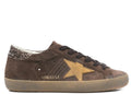 Golden Goose Super-Star Brown Suede Glitter Star (W)