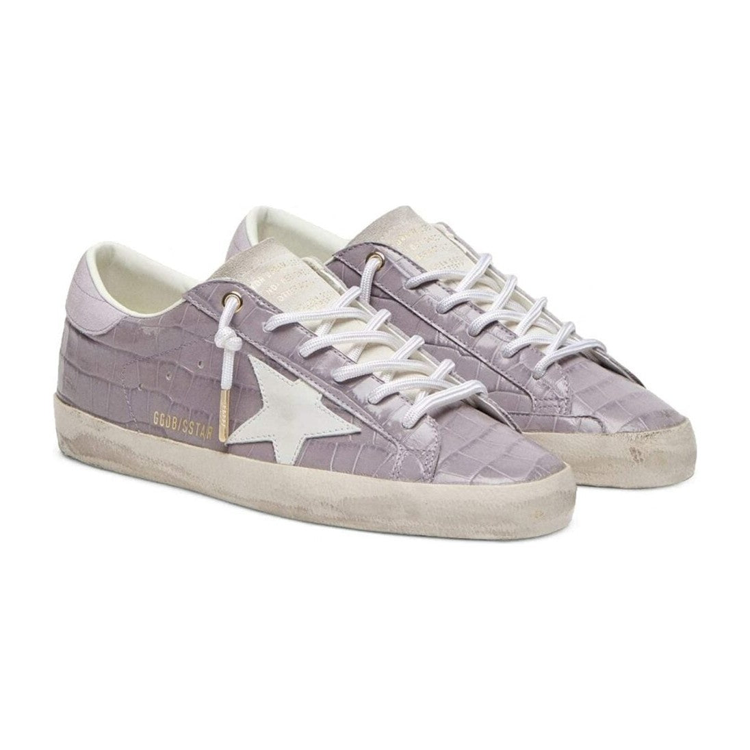 Golden Goose Super-Star Folded Lining Lilac White (W)