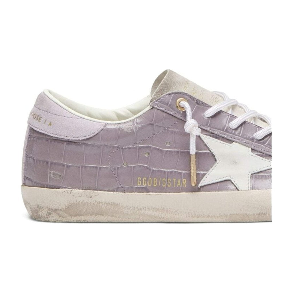 Golden Goose Super-Star Folded Lining Lilac White (W)