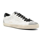 Golden Goose Super-Star Light Beige Leather Perforated Logo