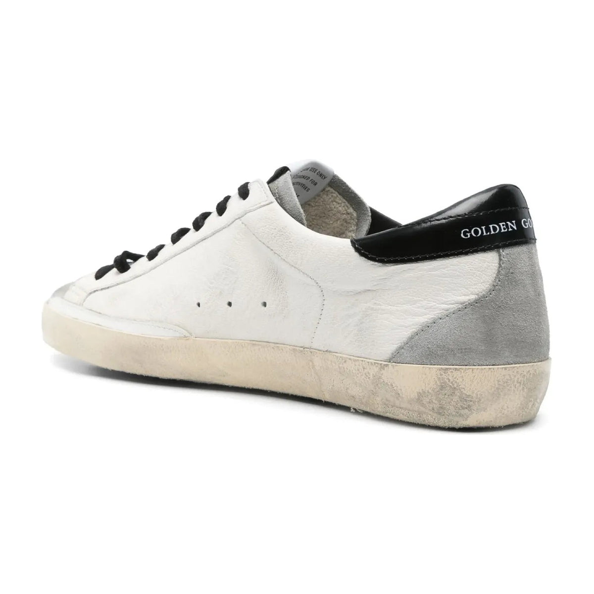 Golden Goose Super-Star Light Beige Leather Perforated Logo