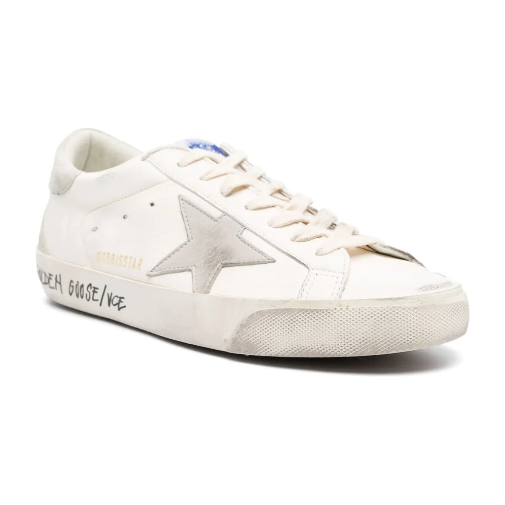 Golden Goose Super-Star Off White Leather Beige Heel