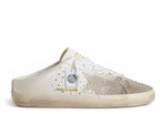Golden Goose Super-Star Sabot LTD Gray Suede Star Swarovski Crystals (W)