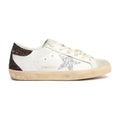 Golden Goose Super-Star Silver Star Brown Glitter Heel (W)