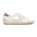 Golden Goose Super-Star Suede Star Peach Pink Glitter Heel Tab (W)