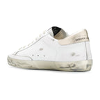 Golden Goose Super-Star White Gold Sparkle