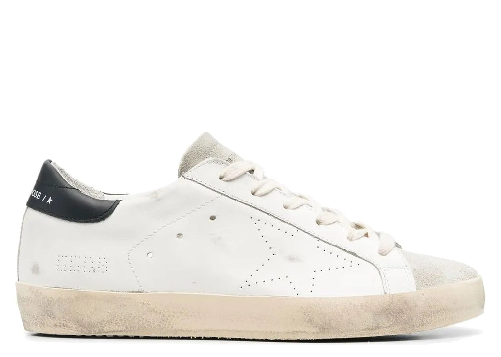 Golden Goose Super-Star White Leather Perforated Star (W)