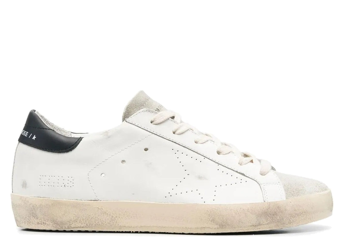 Golden Goose Super-Star White Leather Perforated Star (W)