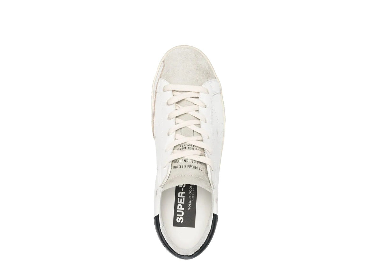 Golden Goose Super-Star White Leather Perforated Star (W)
