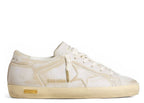 Golden Goose Super-Star White Leather Star Heel Tab Lived-In Effect (W)
