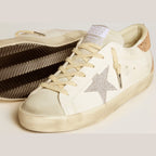 Golden Goose Super-Star White Silver Swarovski Crystal Star (W)