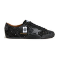 Golden Goose True-Star Black Suede Swarovski Crystal Black Star Heel (W)