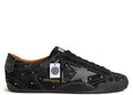 Golden Goose True-Star Black Suede Swarovski Crystal Black Star Heel (W)
