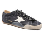 Golden Goose True-Star Dark Blue Suede White Nappa Star Heel (W)