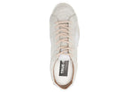 Golden Goose True-Star Light Gray Suede Metallic Silver Star Heel (W)