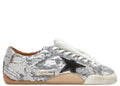 Golden Goose True-Star Silver Sequin Black Suede Star Silver Heel (W)