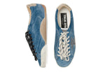 Golden Goose True-Star Teal Suede Black Star Cream Heel (W)