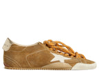 Golden Goose True-Star Tobacco Suede White Star Platinum Heel (W)