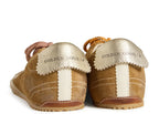Golden Goose True-Star Tobacco Suede White Star Platinum Heel (W)